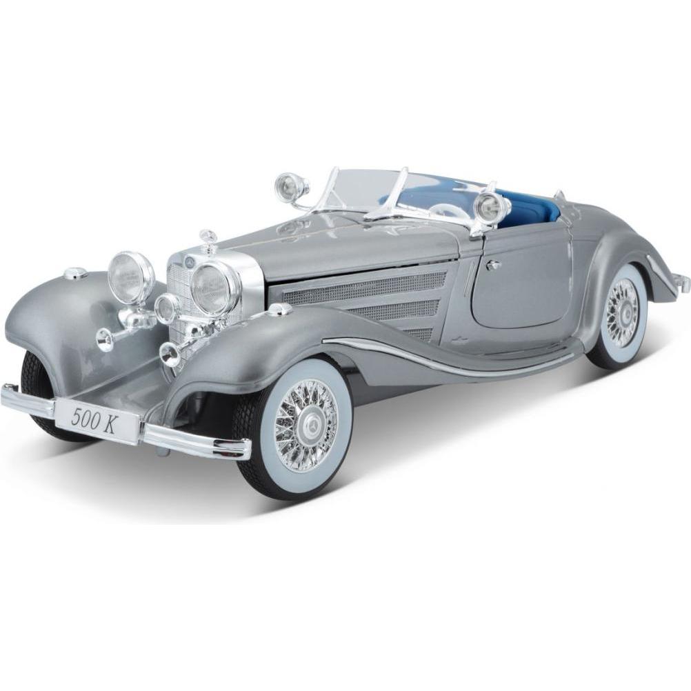 Maisto Mercedes Benz 500K Specialroadster 1936 grey