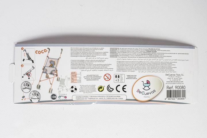 Productafbeelding DeCuevas Poppenwieg Coco 48 cm 28 x 42 x 56 cm