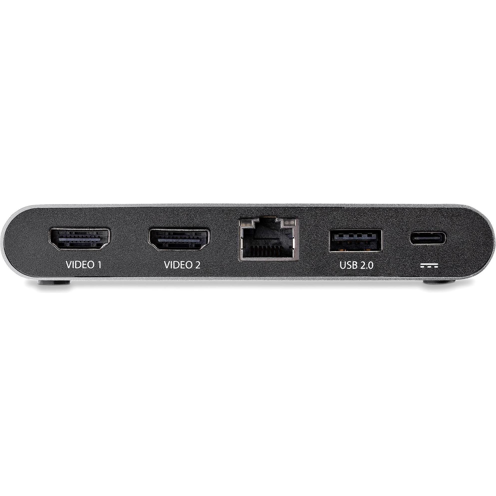 Thumbnail - StarTech DK30C2HAGPD (USB-C, 4 Ports), Dockingstation + USB Hub, Grau