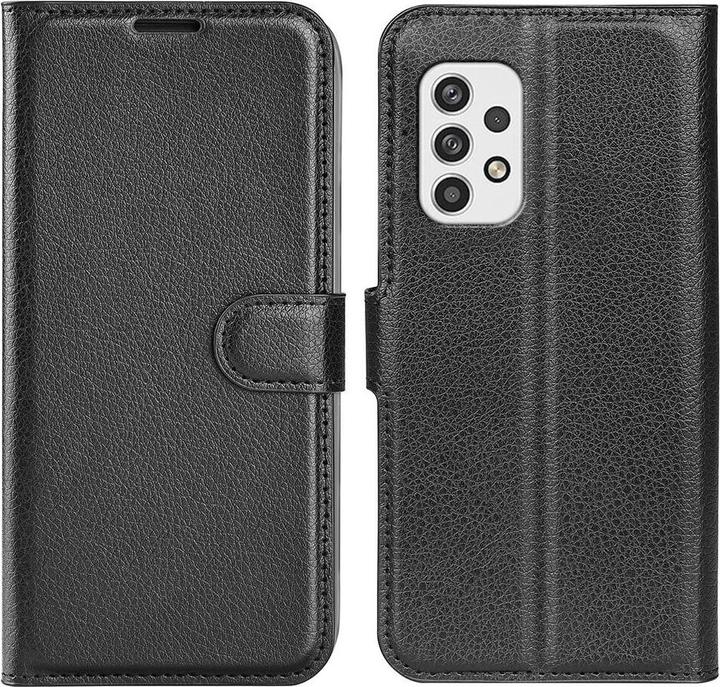 Actual product image Cover-Discount Galaxy A23 - Leather Case Cover black (Samsung Galaxy A23)