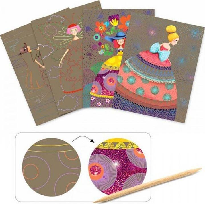Produktbild Djeco Scratchbilder Der Schönheitsball