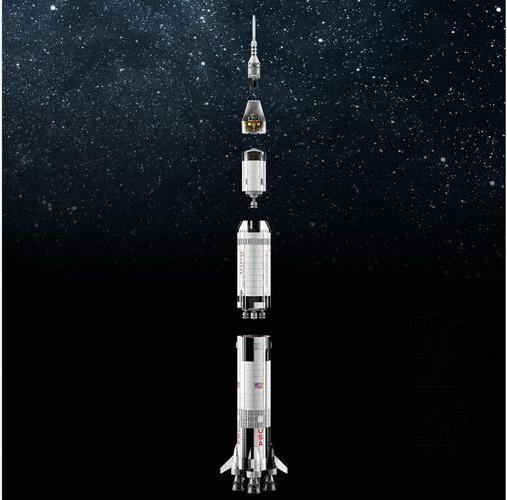 Produktbild LEGO NASA Apollo Saturn V (92176, LEGO Ideas, LEGO Seltene Sets)