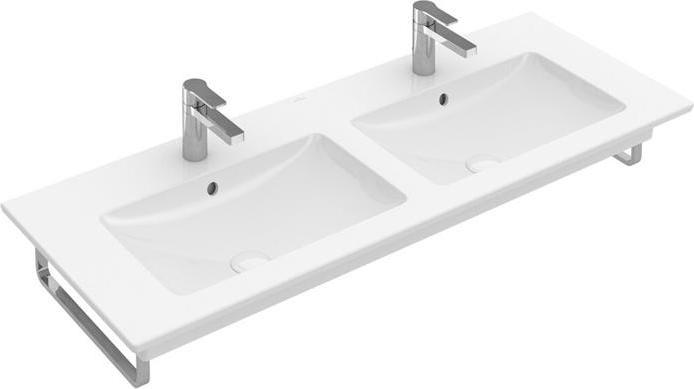 Produktbild Villeroy & Boch V&B Schrank-Doppelwaschtisch VENTICELLO 1300x500mm, mit ÜL we (500 mm, 1300 mm)
