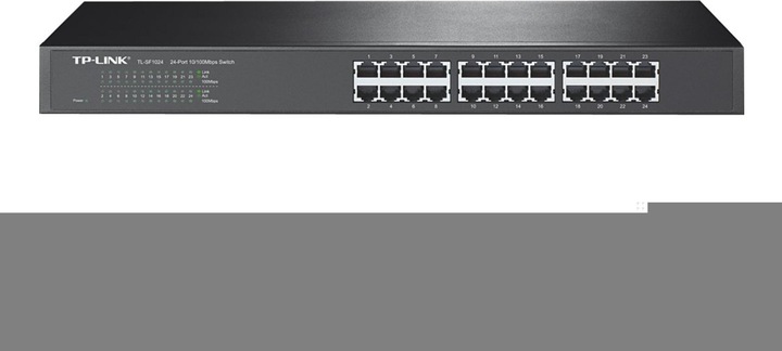 Produktbild TP-Link TL-SF1024 Nicht verwalteter Netzwerk-Switch Fast Ethernet (10/100) Schwarz (24 Ports)