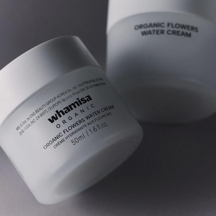 Produktbild Whamisa Bio Blumenwasser Creme aus fermentierten Blumen 51ml (51 ml, Gesichtsgel)