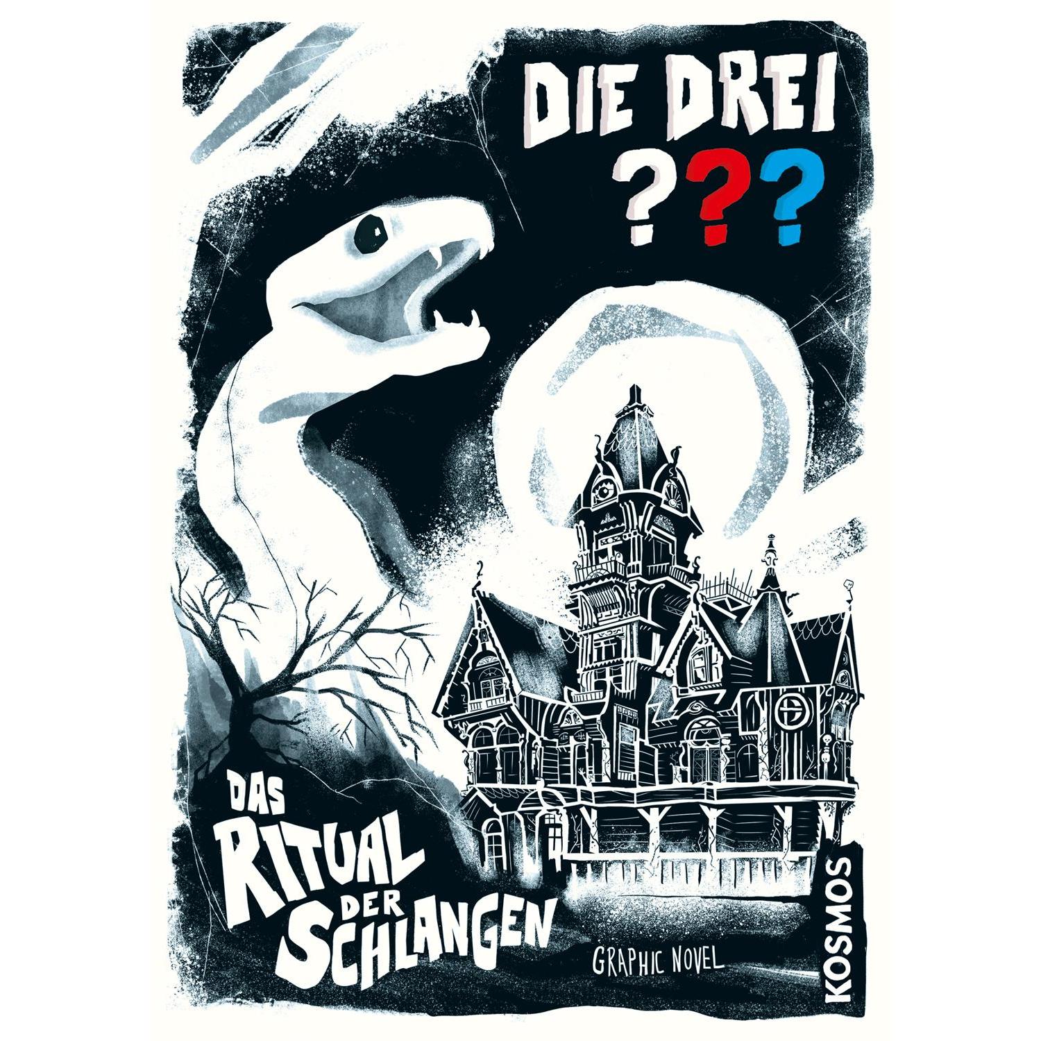 Die drei??? Das Ritual der Schlangen, Kinderbücher von Christopher Tauber, Calle Claus