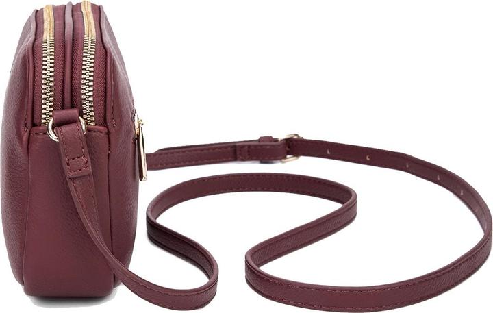 Produktbild David Jones **Damen Umhängetasche - Modell Erisma Lux - Pu Vegan Leder** - 21.0 X 13.0 X 5.0 Cm