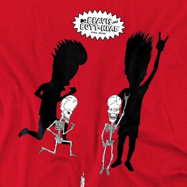 Produktbild Beavis and Butthead Rock Out Skeletons TShirt (L)