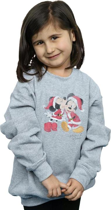 Produktbild Disney Mickey And Minnie Christmas Kiss Sweatshirt Mädchen (140, 146)