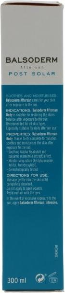 Actual product image Lacer Balsoderm Post Solar Body Emulsion 300ml (Balm, 300 ml)