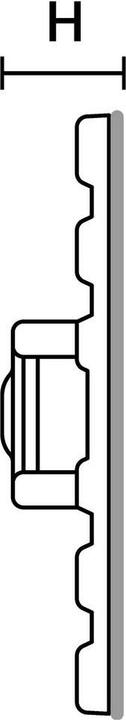 Actual product image HellermannTyton Adhesive base (28 mm, 10 pcs.)
