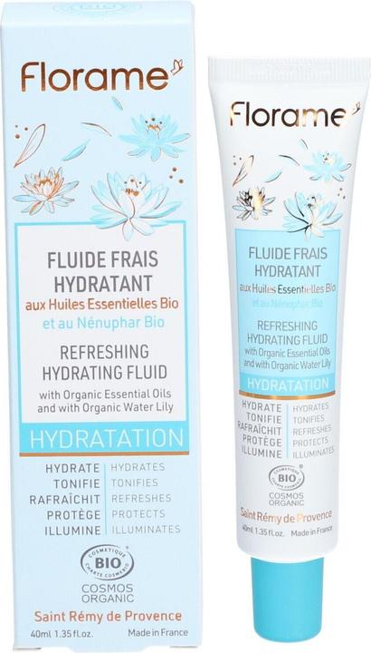 Florame Frisches BIO-Fluid feuchtigkeitsspendent Wasserlilie - 40ml -