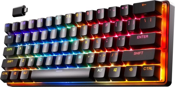 Image du produit SteelSeries Apex Pro Mini (US, Filaire, Sans fil)