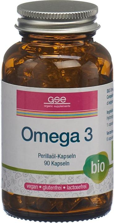 Produktbild GSE Omega 3 Perilla Öl Bio Kaps (90 Stk., Kapseln, 192 g)