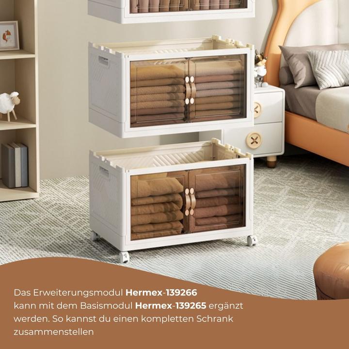 Actual product image Hermex Aufbewahrungsbox Haushaltsschrank Vorratsschrank Aufbewahrungsschrank Lagerregal Erweiterung