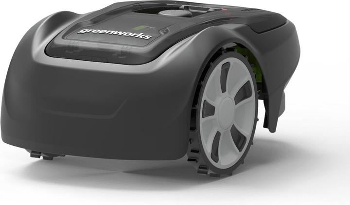 Actual product image Greenworks 2513107, robotic lawnmower, 750 m², 17 cm, 2 cm, 6 cm, 750 m² (750 m², Boundary wire)