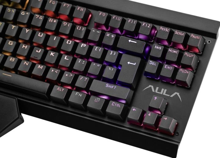Actual product image Aula Hyperion Mechanical RGB Wired Keyboard EN (English-international, Cable)