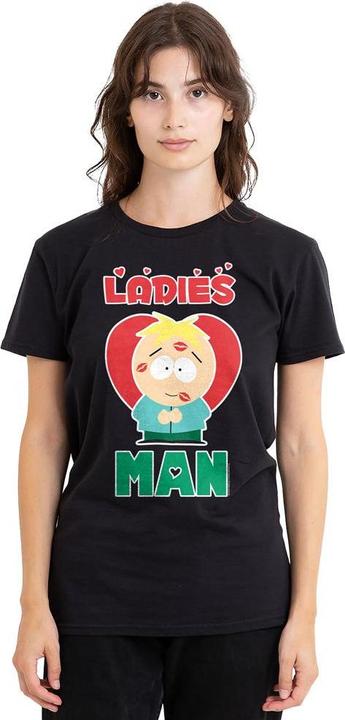 Actual product image Ubisoft Unisex Adult Ladies Man Butters Valentine's Day T-Shirt (M)