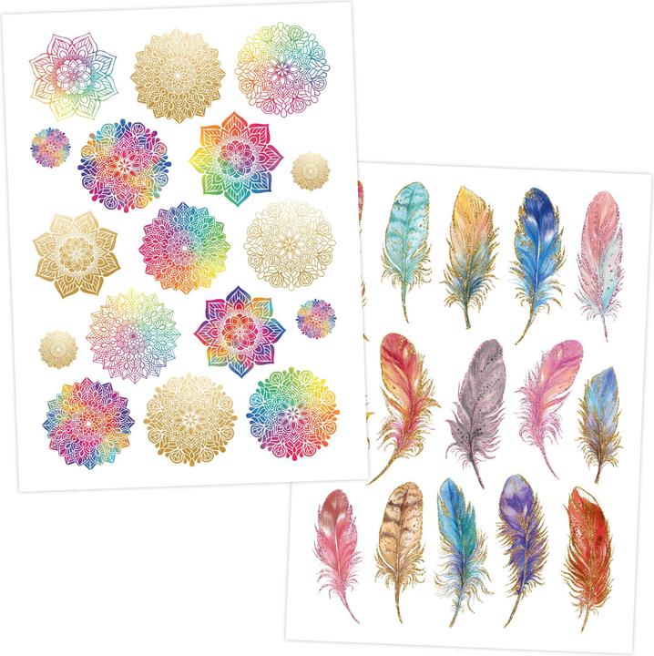 Produktbild Papierdrachen Metallic Tattoo Set