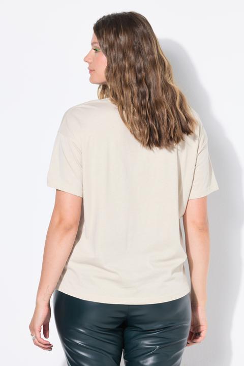 Immagine prodotto Studio Untold T-shirt dal taglio oversize con stampa con sole e paillettes (54)