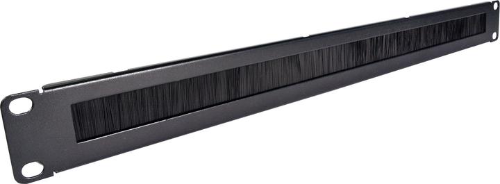 Actual product image Televes Front panel 19z 1U 1 hole UPPB 533159 w.brush strip RAKL 9005