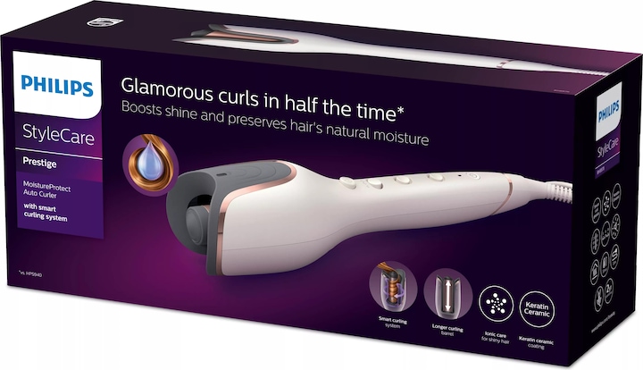 Actual product image Philips StyleCare Prestige MoistureProtect Auto-Curler