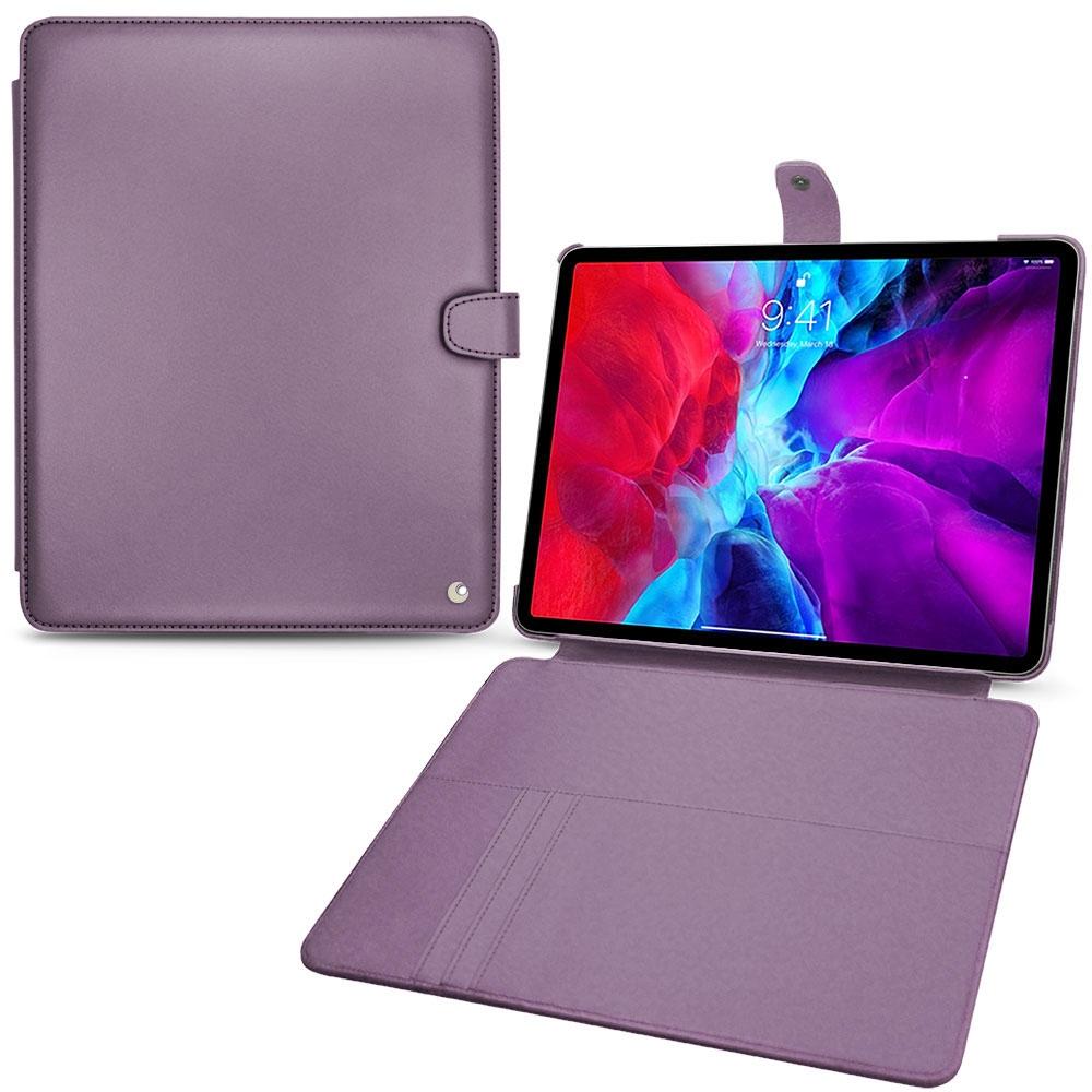 Noreve Lederschutzhülle Wallet (IPAD PRO 12.9 2021), Tablet Hülle, Violett