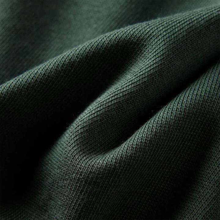 Immagine prodotto VidaXL Felpa da bambino verde scuro 104,Materiale: 92% cotone (104)