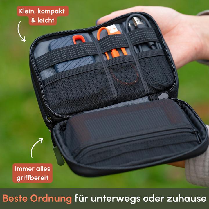 Actual product image C-Rope Elektronik Organizer Variante: L in Schwarz retail