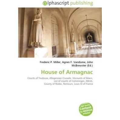House of Armagnac, Fachbücher von Agnes F. Vandome, John McBrewster, Frederic P. Miller