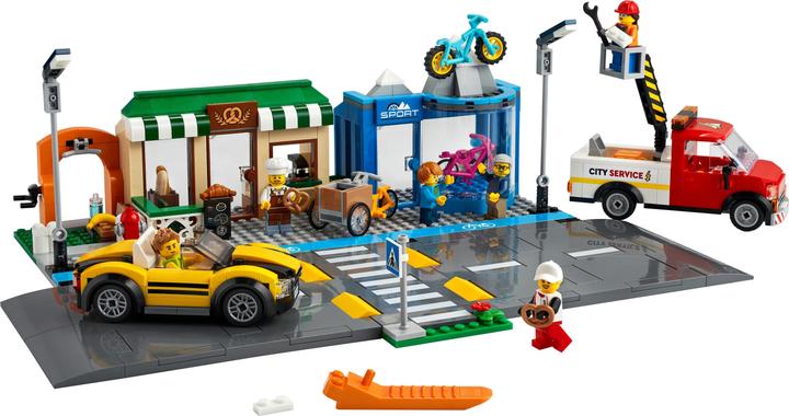 Image du produit LEGO City Rue commerçante avec magasins 60306 (60306, LEGO City)