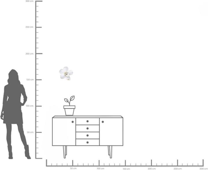 Actual product image Kare Design Wall Decoration Orchid White 25cm (24 x 25 cm)
