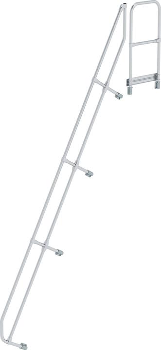 Munk Zweiter Handlauf für Treppe mit Plattform 60° 15 Stufen