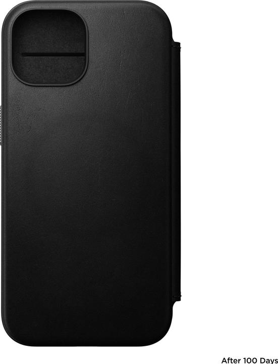Produktbild Nomad Book Cover Modern Leather Folio iPhone 15 Schwarz (Apple iPhone 15)