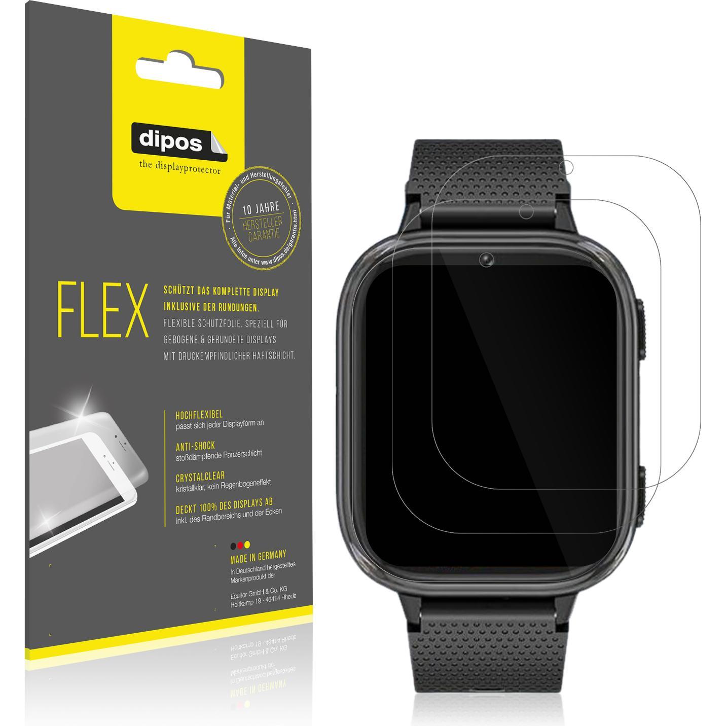 Thumbnail - Dipos 3D Full Cover Schutzfolie, Smartwatch Schutzfolie, Transparent