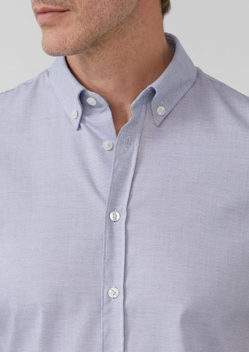 Immagine prodotto s.Oliver Hemd Tailored Fit: Baumwollhemd mit Fischgrätmuster (38)