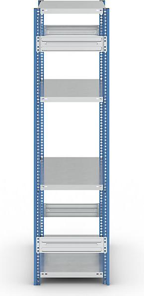 Actual product image eurokraft pro Shelf boltless shelf unit, blue / galvanised