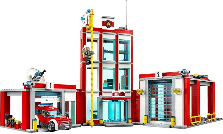 Image du produit LEGO City La caserne des pompiers (60110, LEGO City)