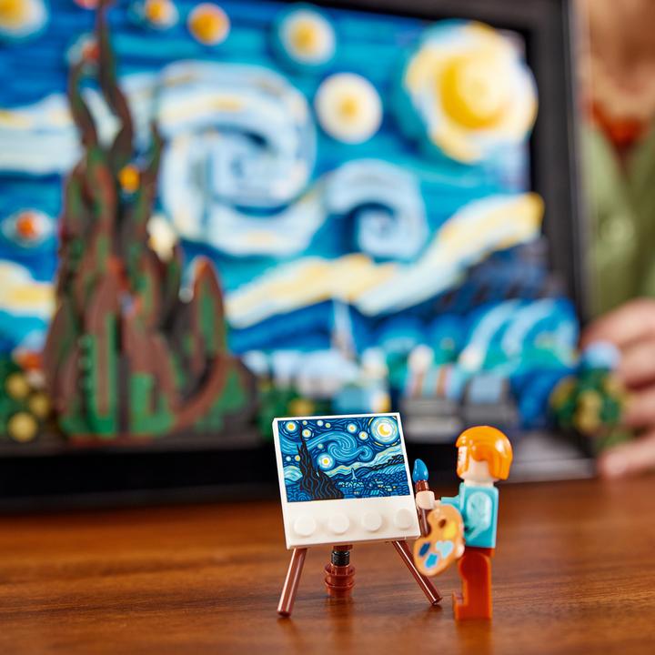 Actual product image LEGO Vincent van Gogh - Starry night (21333, LEGO Rare Sets, LEGO Icons)
