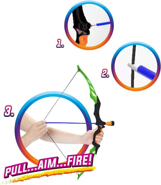 Produktbild Toi-Toys Pfeil und Bogen Set mit 3 Soft Pfeilen ((Zufallsmodell)