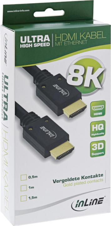 Actual product image InLine HDMI cable (5 m, HDMI, 2.1)