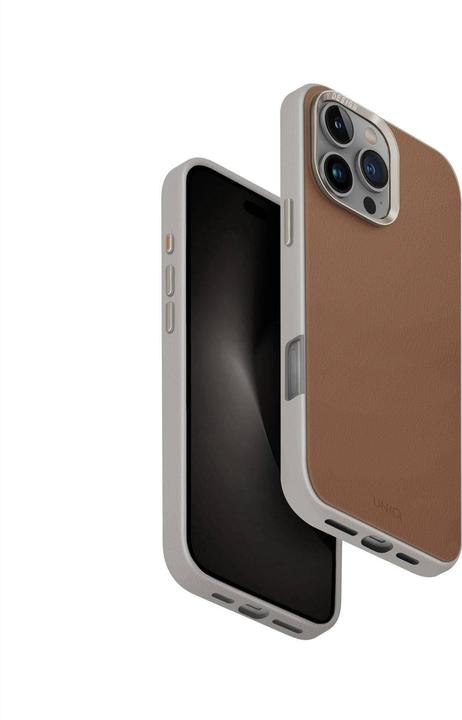 Actual product image Uniq Lyden DS iPhone 16 Pro Max 6.9" Magclick Charging case caramel/caramel-ivory (Apple iPhone 16 Pro Max)