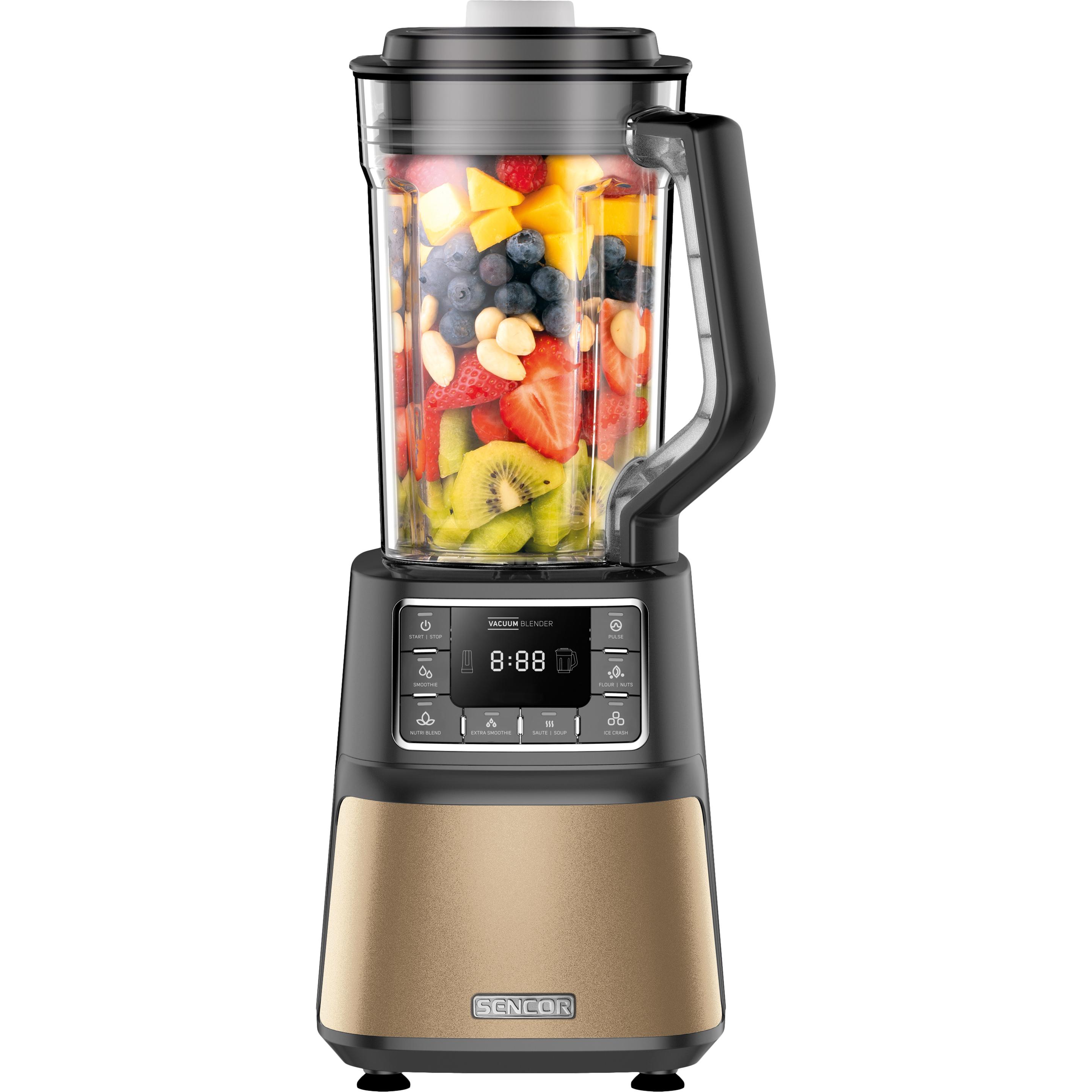 Thumbnail - Sencor Vakuumzerkleinerer 1,5l +2 0,7 Vorratsflaschen SBU7877CH, Standmixer, Gold