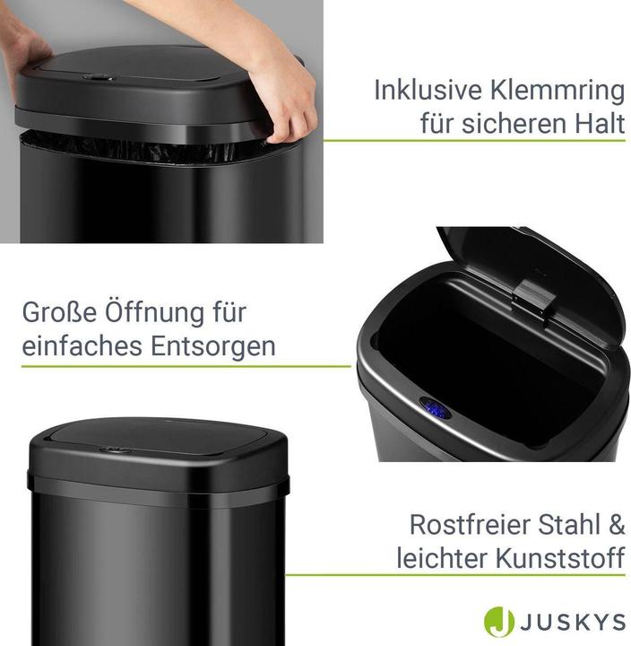 Produktbild Juskys Automatischer Mülleimer mit Sensor (70 l)