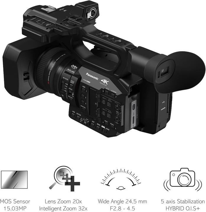 Actual product image Panasonic HC-X20E (15.03 Mpx, 60p, 20x)