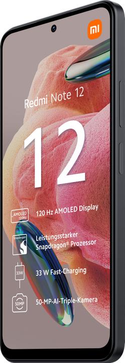 Produktbild Xiaomi Redmi Note 12 (128 GB, Onyx Gray, 6.67", Dual SIM, 4G)