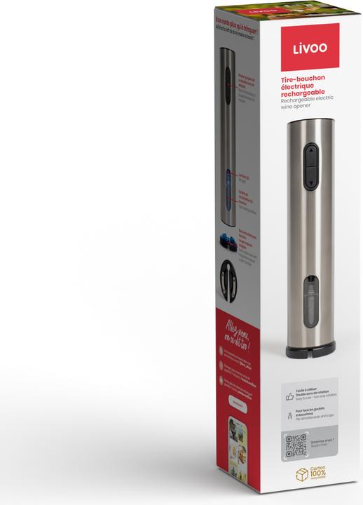 Image du produit Livoo Tire-bouchon électrique rechargeable