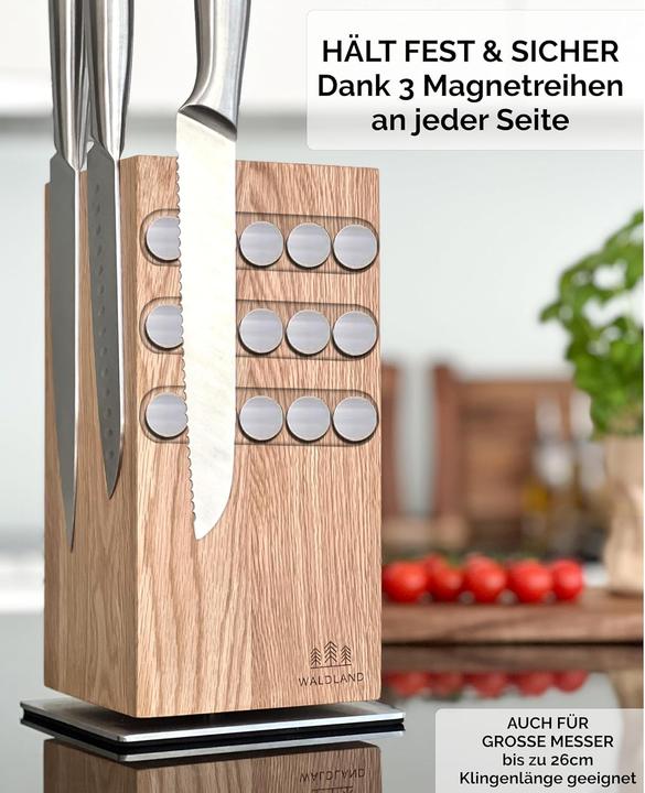 Produktbild Waldland Drehbarer Magnetmesserblock