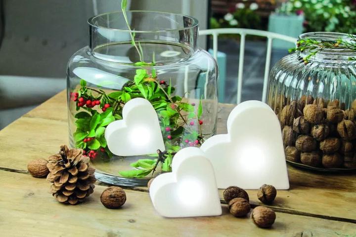 Produktbild 8 seasons design Motivlicht Shining Heart Micro S Weiss (110 lm)