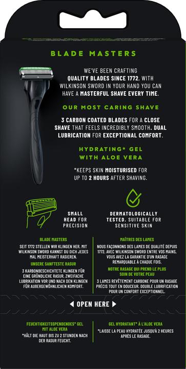 Immagine prodotto Wilkinson Hydro 3 9 Klingen mit gratis Griff